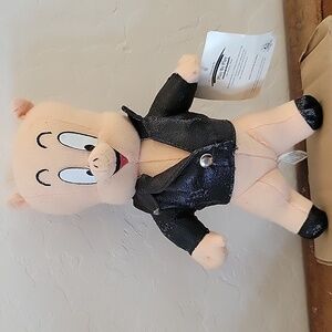 Vintage Looney Tunes Biker Porky Pig